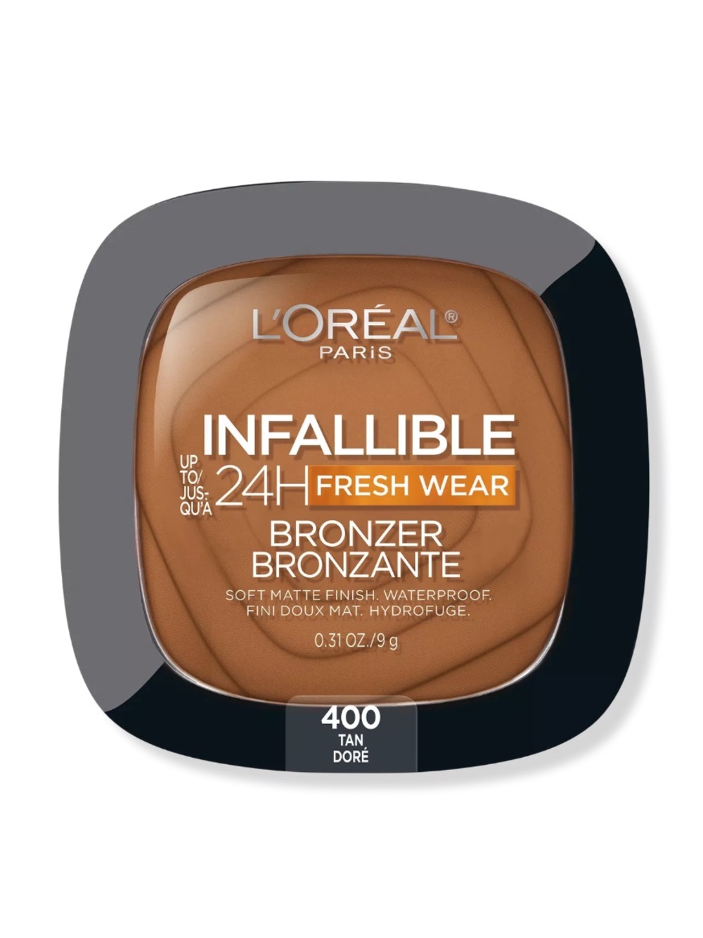 L'Oréal Infallible Bronzer Tan 400 24 Hour Fresh Wear Soft Matte Bronzer Tan